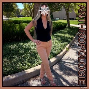 ANTHROPOLOGIE LIGHT GOLDEN PEACH PILCRO JEANS